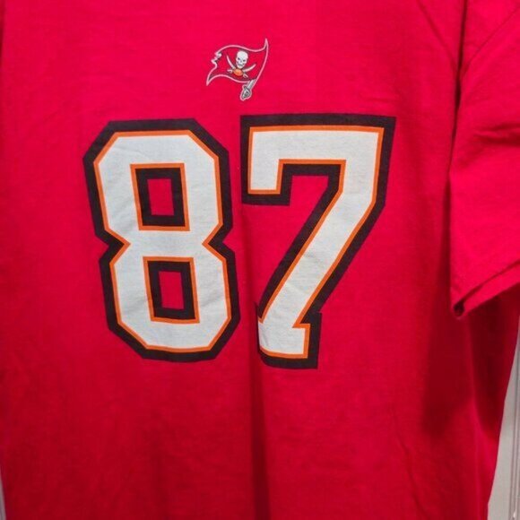 NFL Team Apparel GRONKOWSKI Short Sleeve T-Shirt #87 - Adult XL - Picture 10 of 12